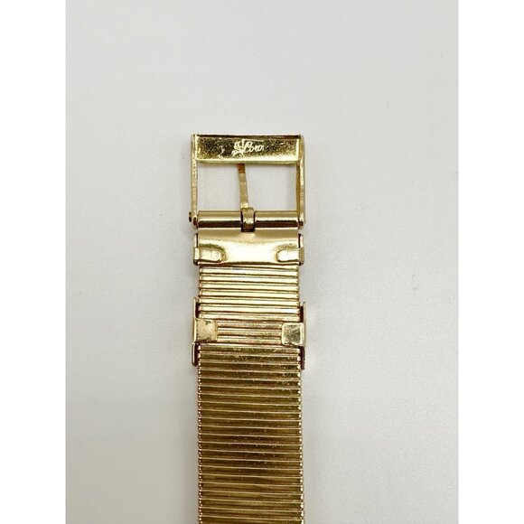 Coro Pegasus Rhinestone Flower Mesh Belt Buckle Bracelet - Picture 6 of 7